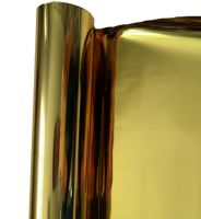 Double Sides Gold Glass PP PS ABS Plastic Excellent Adhesion  Hot Stamping Foil