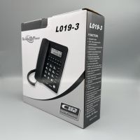 RTB L019-3 corded telephone regular supplying with caller ID and handsfree speaker for office, home and hotel communication equipment