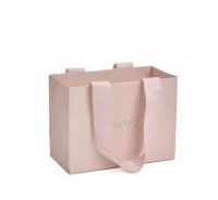 Gift Paper Bag Custom Printed Logo Cardboard Paper Bags Luxury Clothing Shopping Boutique Packaging Carrier Bag