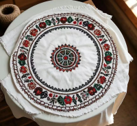 Embroidered Pattern Headscarf