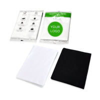 White Black Disposable Towel