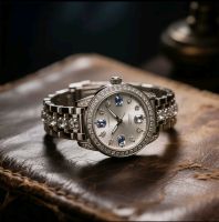 Eco-Material Zircon-Inlaid Casual Watch