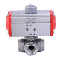 Pneumatic 3-Way Ball Valve