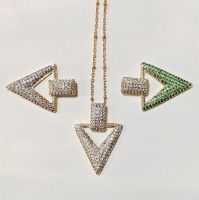 latest Triangle Pendant Necklace
