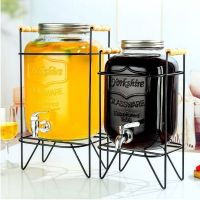 Juice Can Glass Beverage Dispenser - Large