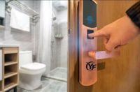 Copper Fingerprint Smart Lock