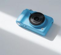 Blue Small Camera