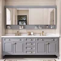 American - Style Double - Basin Bathroom Cabinet