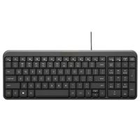 Quiet Ergonomic Wired Membrane Office Keyboard