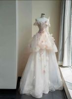 Blossom Breeze Strapless Ball Gown