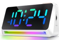 Loud Alarm Clock With Dynamic RGB