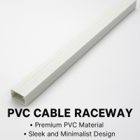 PVC Cable Raceway | Wire Duct Channel for Office &amp;amp; Industrial Cable Management