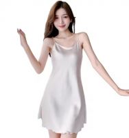 Satin Home Clothes Soft Nightdress Sexy