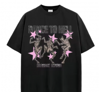 Summer Clothes Street Wear T-Shirt for Women Hip Hop Style Unisex Graphic Cotton T Shirt