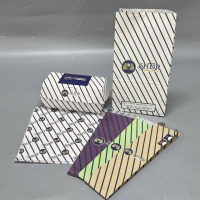 High Custom Logo Disposable Fast Food Packaging 1mm Paper Boxes for Sushi for Apple Pie