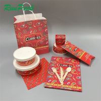 Supermarcket Disposable  Eco-friendly Wooden Cutlery Pla Coating Cup and Paper Plate