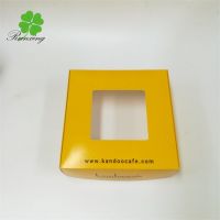 High Quality Personalized Paper Boxes for Bakery Shops Custom Donut Box with Window Wholesale Budget-friendly