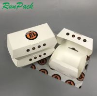 Recyclable Cardboard Bag Burger And Fries