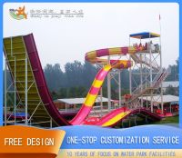 Water Park Slide Boomerang Water Slide for Hotel Resort Water Park