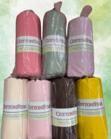 100% COTTON FITTED SHEET WITH PILLOWCASES