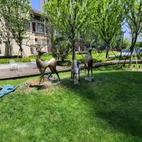 Stainless steel deer