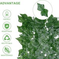 Faux Ivy Privacy Fence Screen 300x100cm &acirc;�� UV-protected leaf panels for garden, balcony, patio, fence &amp; outdoor d&Atilde;&copy;cor. Adds greenery &amp; privacy.