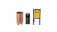 Outdoor Park Garden Waste Bins &amp