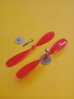 Plastic Propeller With Wings On A