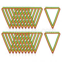 Custom Cheap Breakaway Keychain Lanyard Metal Clip Hooks Silk Screen Plain Color Blank Medal Ribbon Lanyard