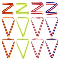 Basic Recycled Material Medal Lanyard for Eco Friendly Events Custom Logo Printing