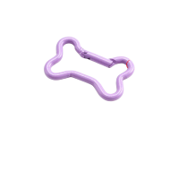 Basic Style Metal Keychain With Practical Locking Carabiner For Vehicle Keychains And Motorcycle Keys