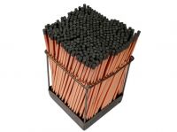 DC pointed graphite electrode carbon arc rods