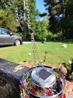 Solar Lighted Hanging Chandelier With Acrylic