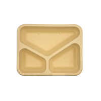 Disaposable 100% Biodegradable Bamboo Lunch Box