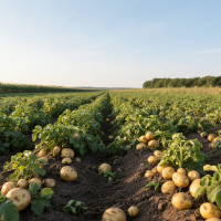 Organic Snowflake Potato Powder Clean Label Ingredient for Clean Eating