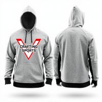 Black Zip Up Hoodie With Gray Touch Comfortable Instant Dry Unisex Wear