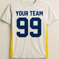 American Football Jersey With Customization Polyester Mesh Fabric Comfortable To Wear