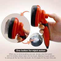 Self-clean Slicker Brush For Dogs, All Kinds Of Types.