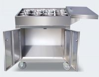 Commercial Stainless Steel Condiment Carts &acirc