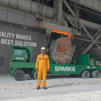 Heavy Duty Ladle Carrier For Steel