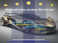 photochromic film -auto window tinting -light control tinting