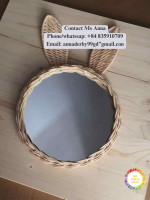 Rattan Mirror
