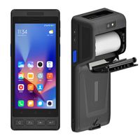 Cheapest Factory Android 14 5.5 Inch 4GB+64GB PDA Handheld with NFC HF RFID Reader POS Thermal Printer UHF RFID Lora Module