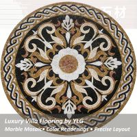 Custom Hand-Cut Marble Mosaic