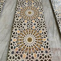 Large Marble Medallion Tile