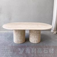 Factory Direct Marble Travertine Coffee Table