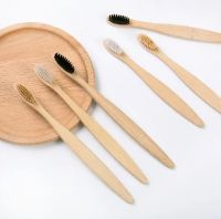 Round Tail Flat Bamboo Toothbrush