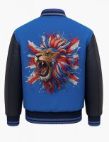 Winter High Quality OEM Bomber European US Sizes Customized Size Thickened Lambskin Men Genuine Leather Jackets
