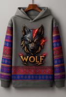 Custom Logo Printed Men's Pullover Hoodie Mens Casual Printing Hooded Practical Pocket Drawstring Casual Sweatshirt