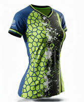 OEM Logo V Collar Ladies V-Speed Custom Jersey Slim Fit Short Sleeve Sports Polo Shirts Golf T-Shirt for Women Polyester Casual Style